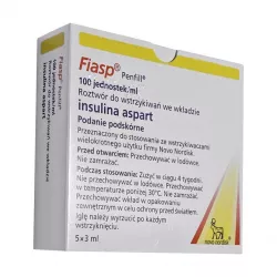 Фиасп инсулин Fiasp 100ЕД/мл 3мл Penfill (Флекспен) №5 фото